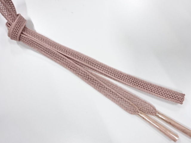 未使用品　正絹　夏手組帯締め